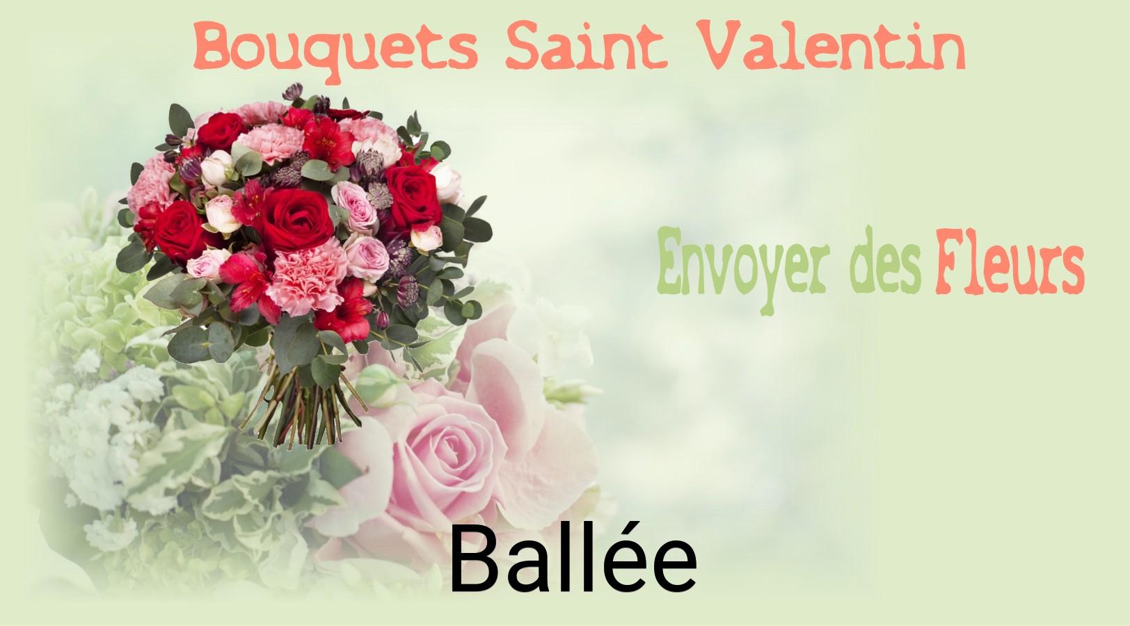 Roses de Saint-Valentin livrées à Ballée